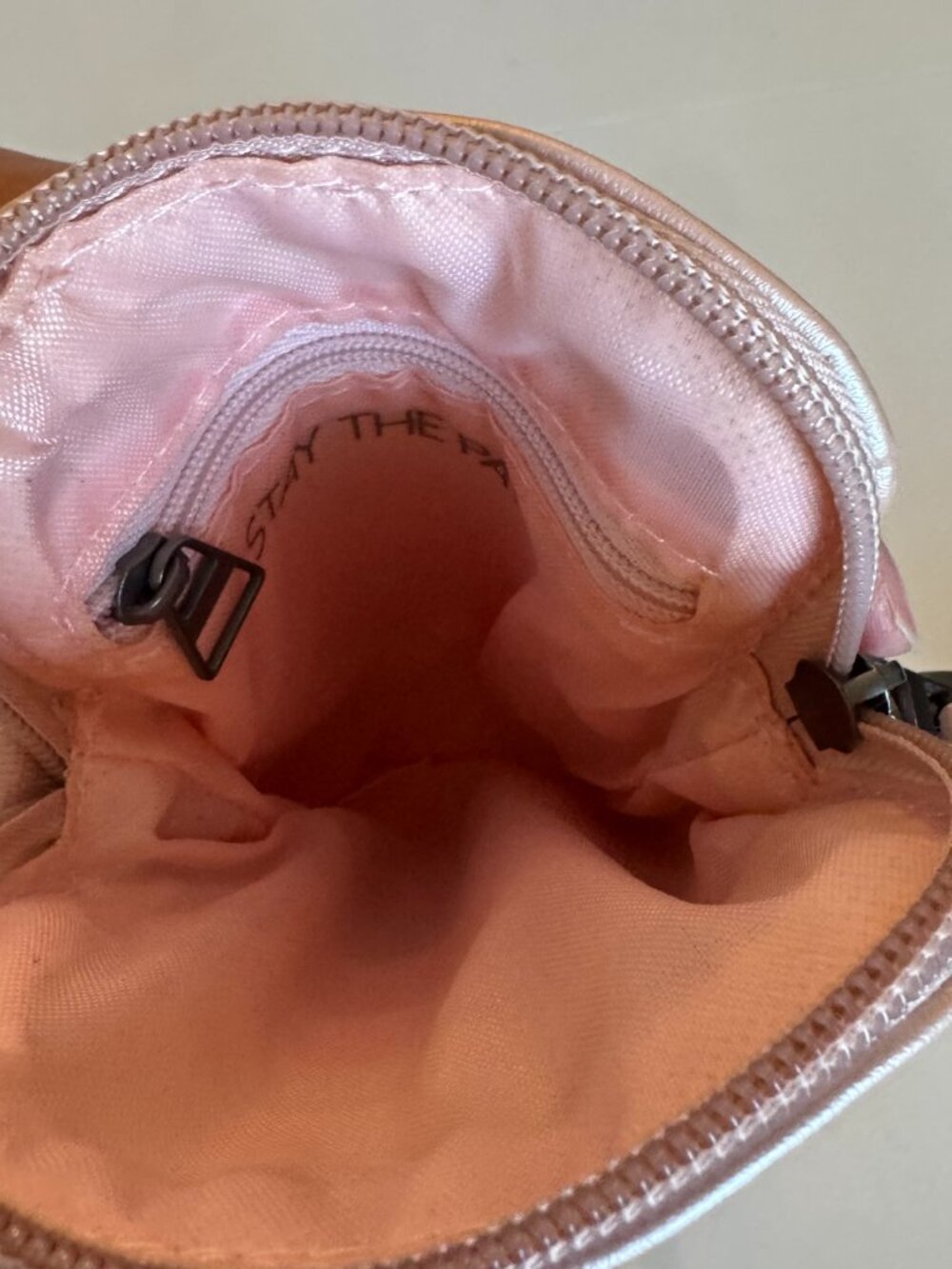 CALIA by Carrie Underwood Modular Phone Crossbody Bag Pink Metallic Adjustable - Picture 6 of 8
